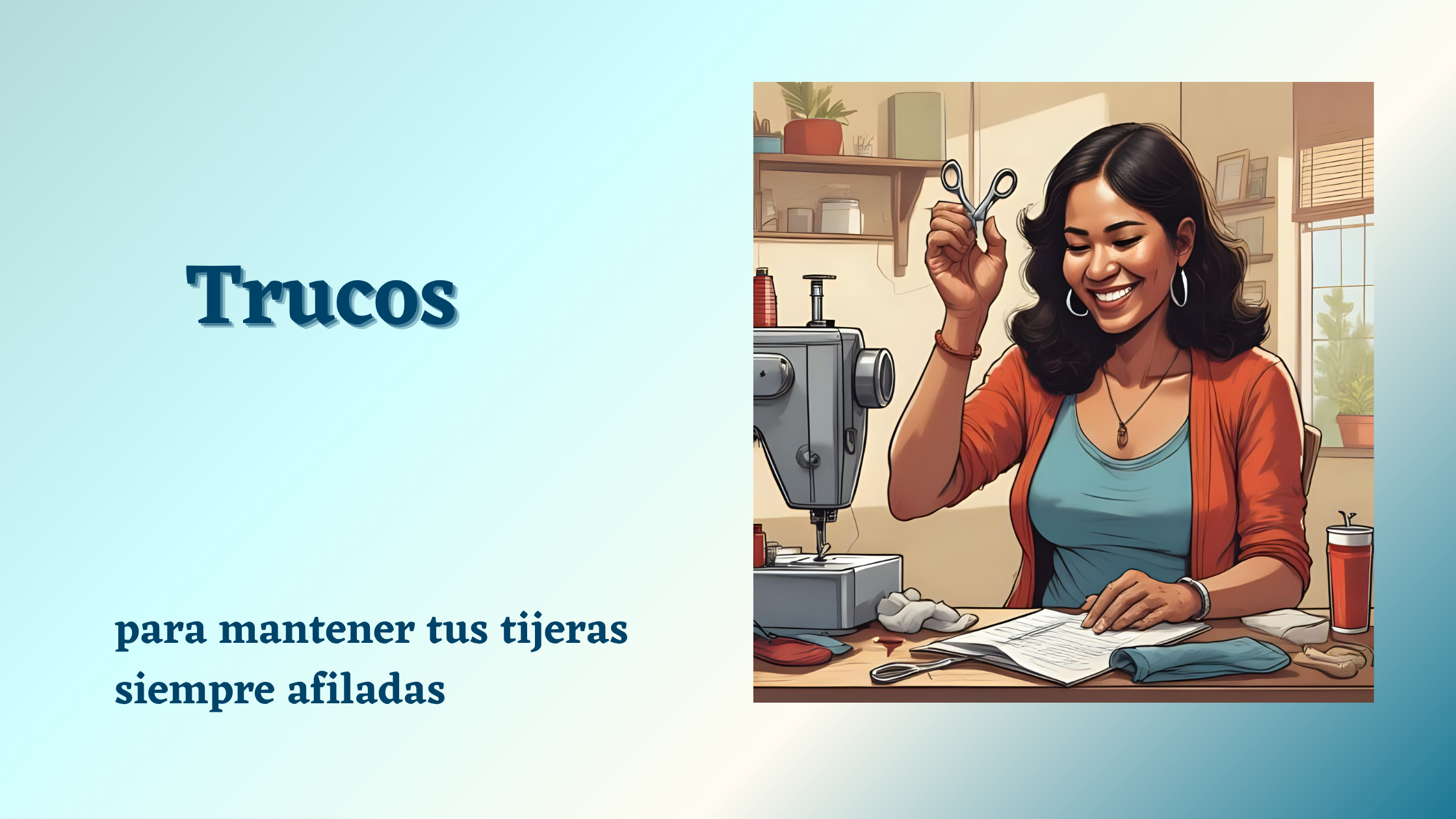 En este momento estás viendo Cómo mantener tus tijeras de costura siempre afiladas